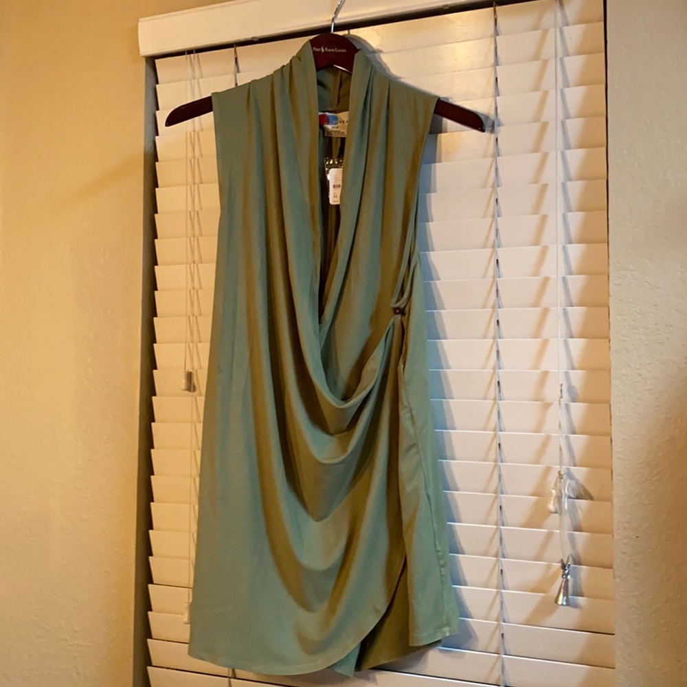 Free People Beach Sleeveless Romper Size M Color: Olive